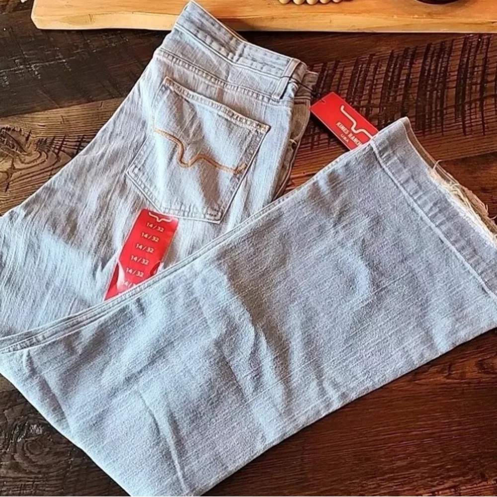 Kimes jeans sugar fade ultra high waisted flare 14x32